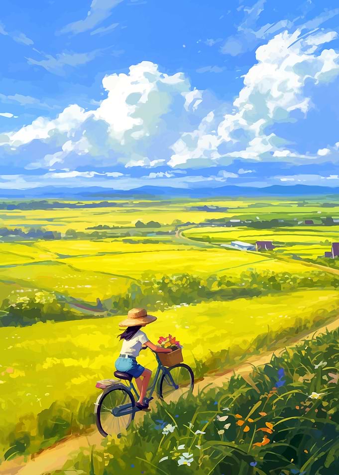 Cycling Through Fields