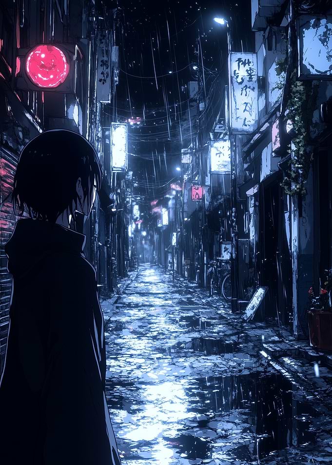 Rainy Night Alley