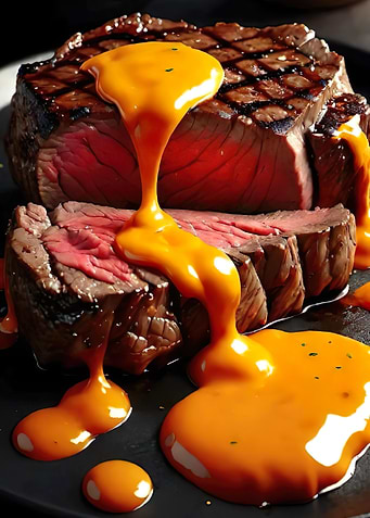 Grilled Steak with Orange Sauce