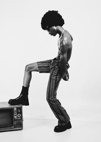 Black and White Fashion Photo