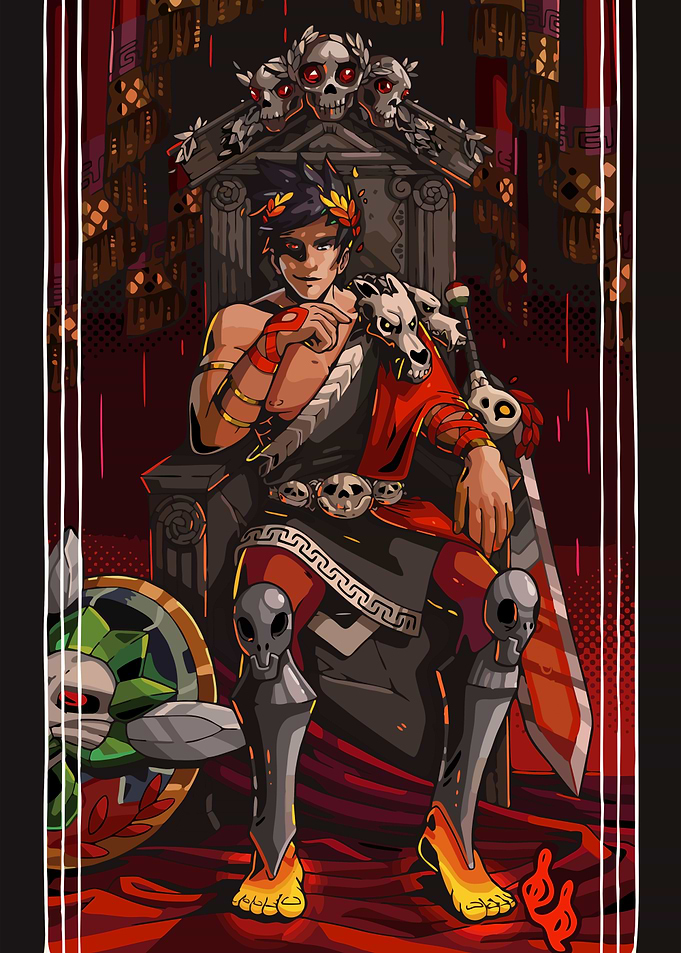 Hades Throne Illustration