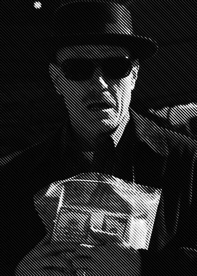Man in Sunglasses and Hat