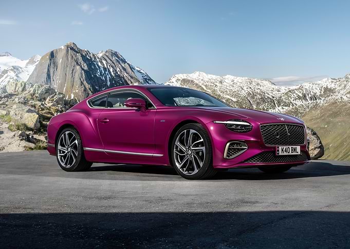 Pink Bentley Continental GT