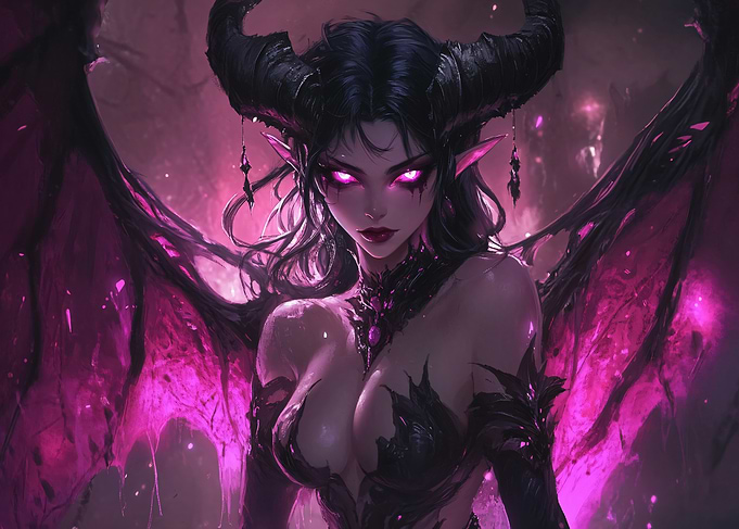 Succubus Winged Demoness