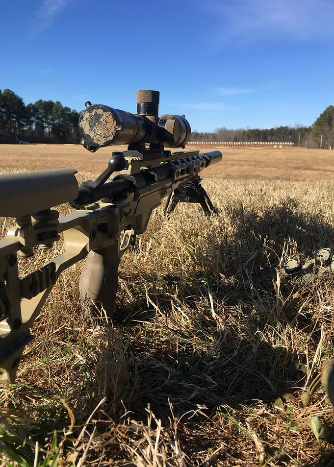 USMC Sniper Rifle on a Range