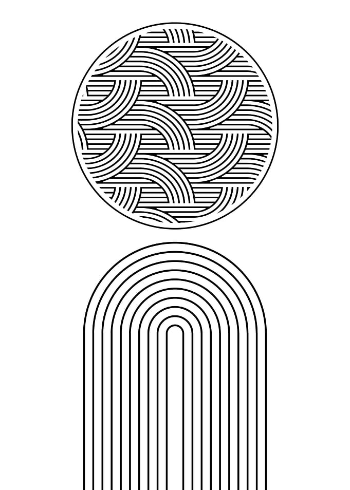 Abstract Geometric Art