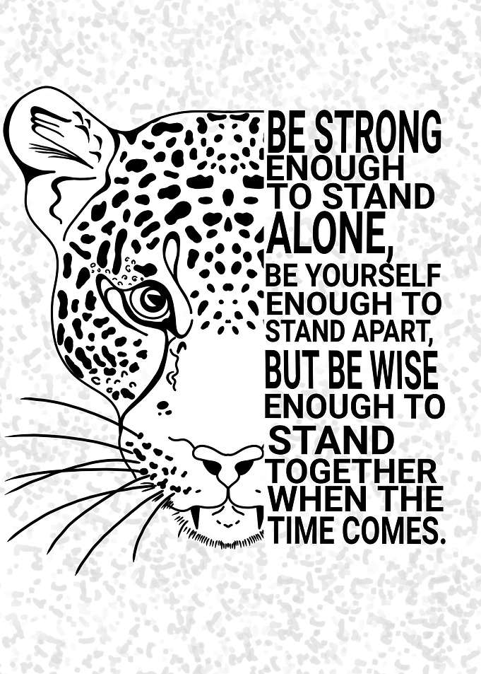 Leopard Strength Quote