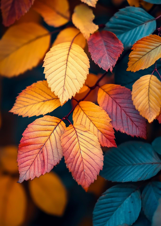 Autumn Leaves Close-Up