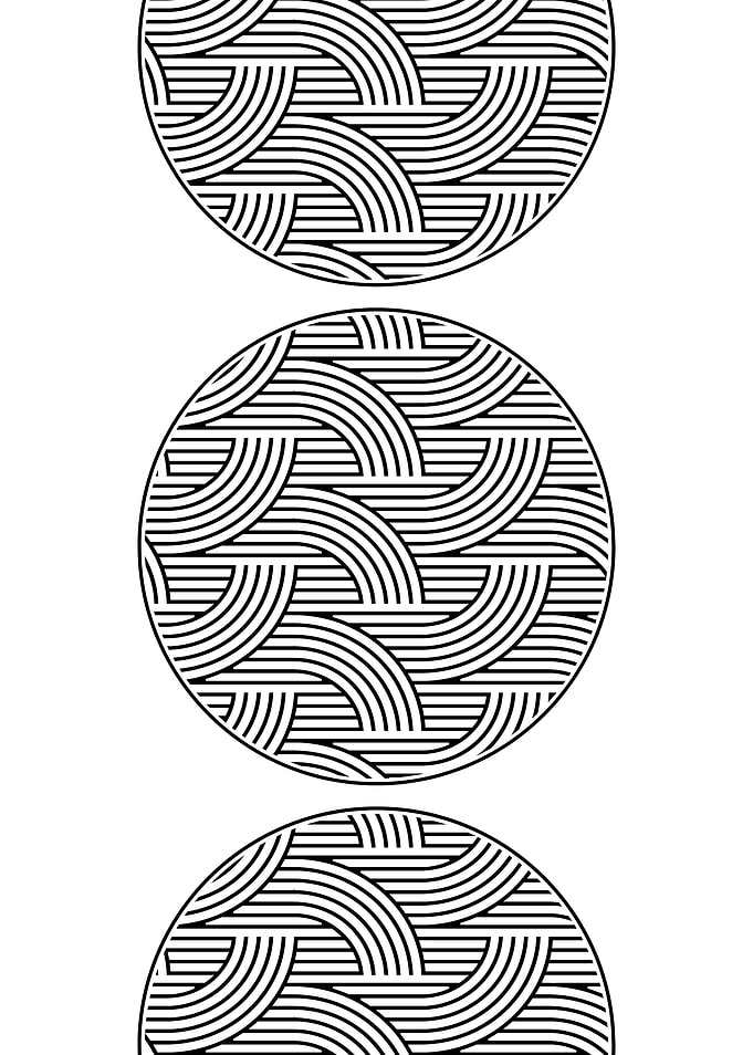 Geometric Circle Pattern