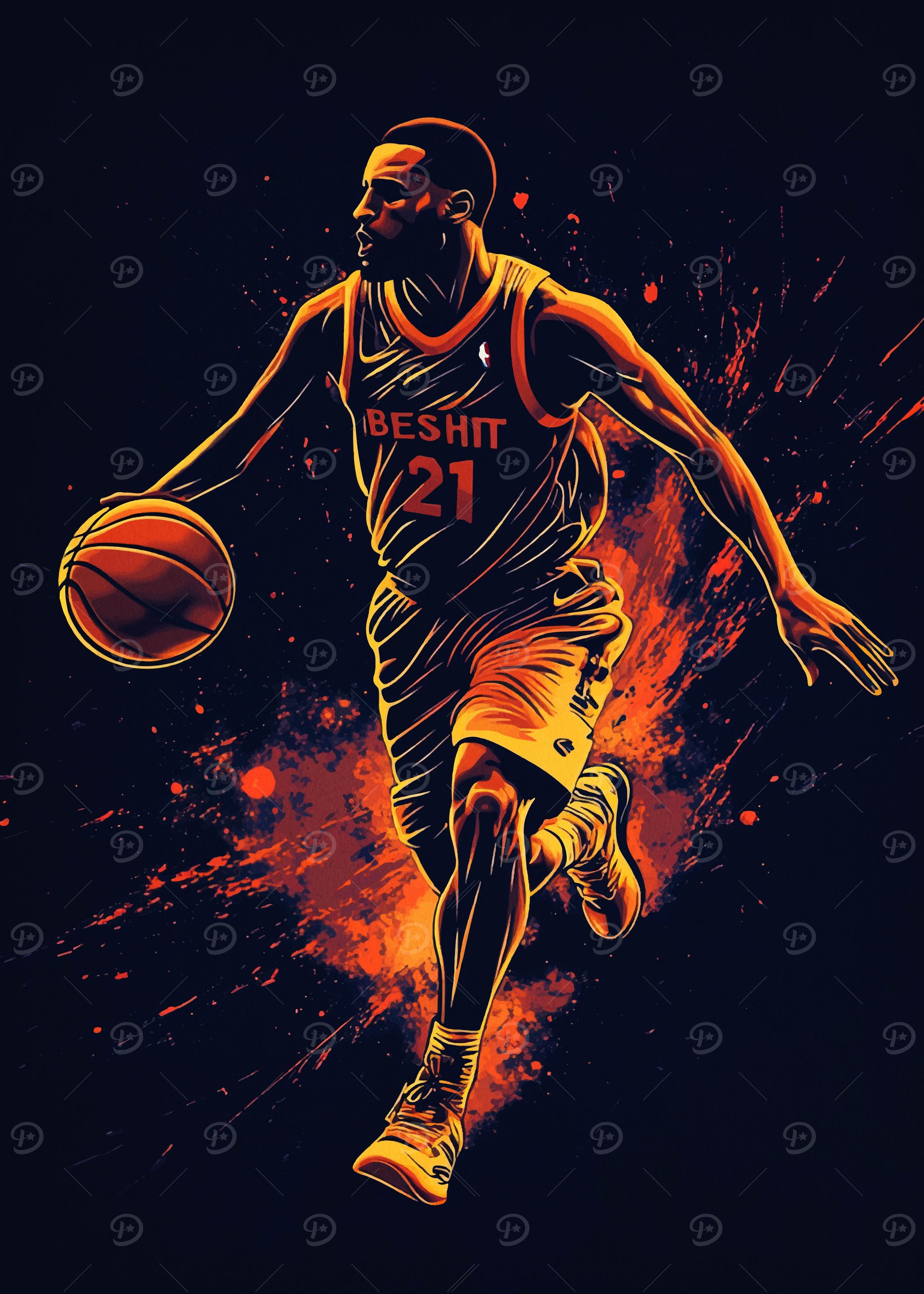 Basketball Player Action