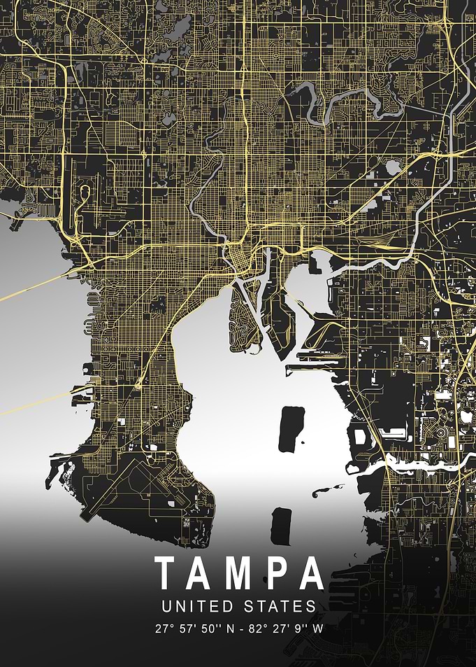 Tampa Silver City Map