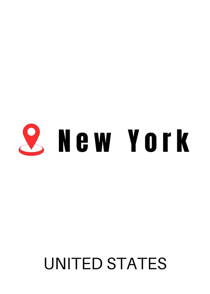 New York Location Pin