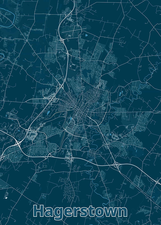 Hagerstown City Map