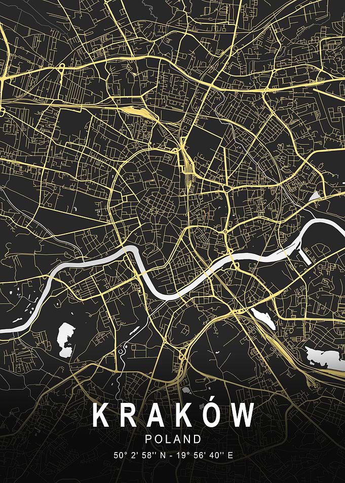 Krakow Silver City Map