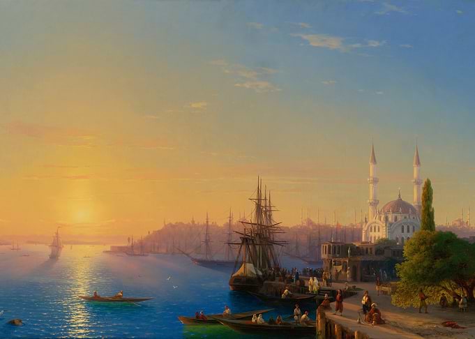 Sunset over Istanbul