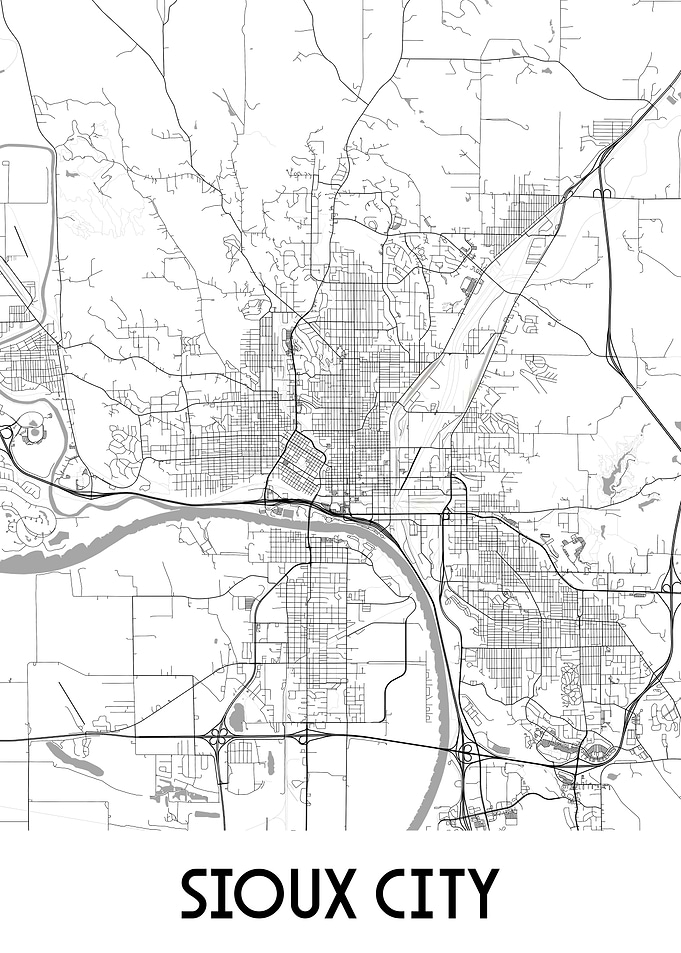 Sioux City Map