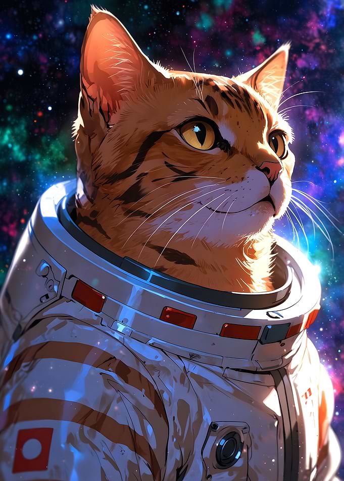Space Cat Astronaut