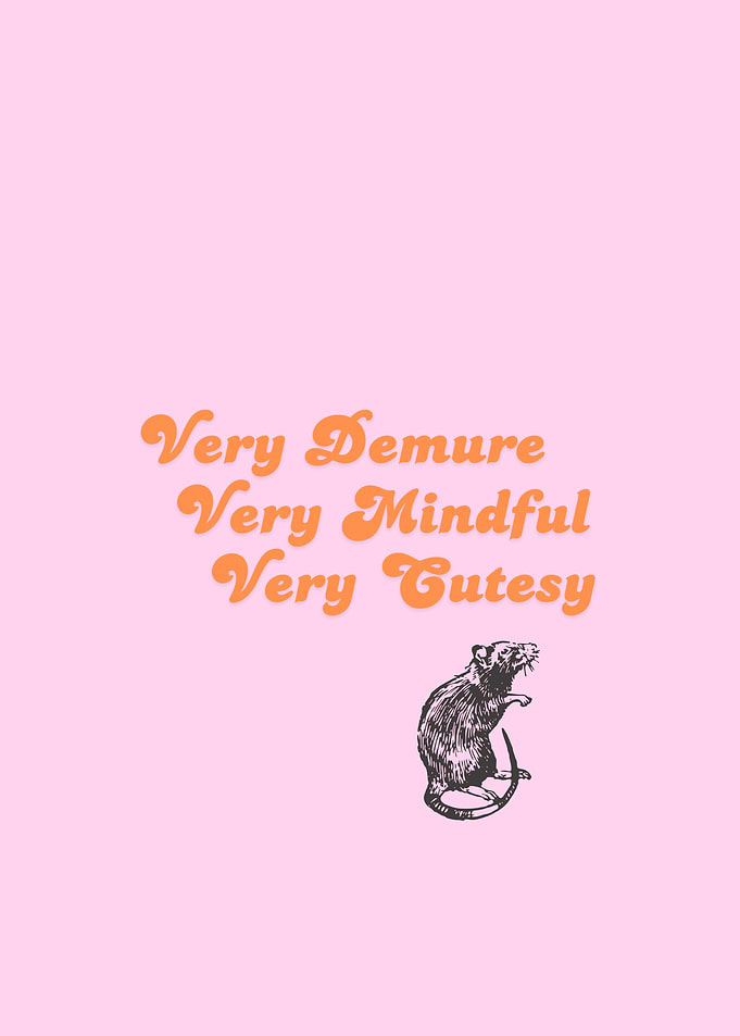 Very demure very mindful very cutesy