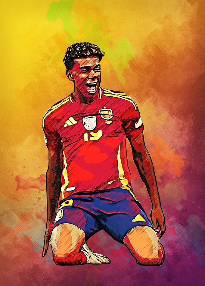 Lamine Yamal Celebration