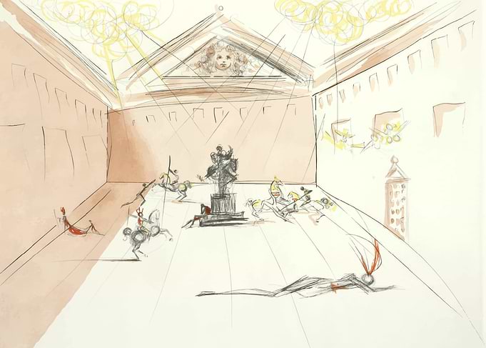 Salvador Dali Duel int he sun