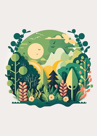 Green Forest Landscape