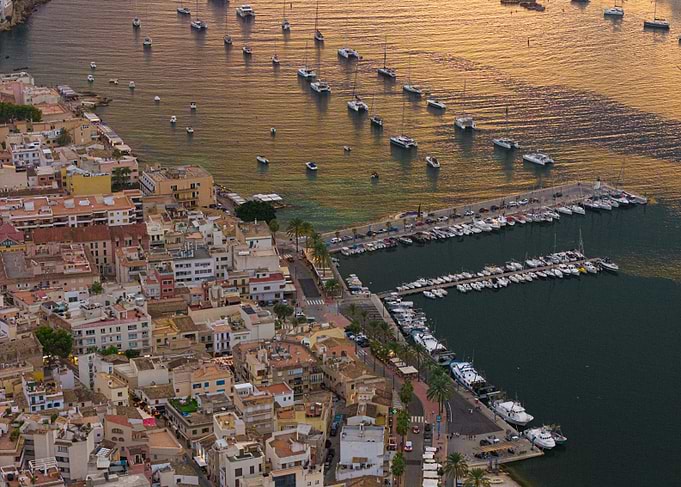 Aerial View of Port d' Andratx