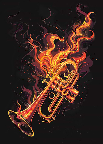 Trumpet in Flames