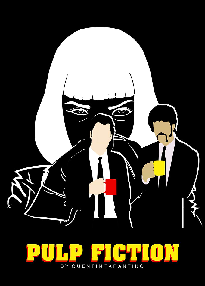Pulp Fiction Minimalist Poster