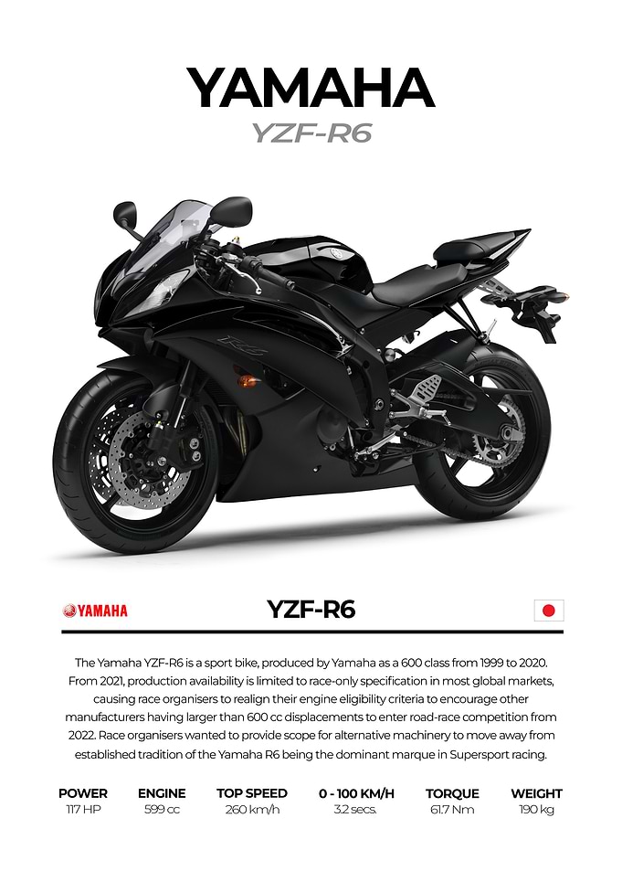 Yamaha YZF-R6 Sport Bike