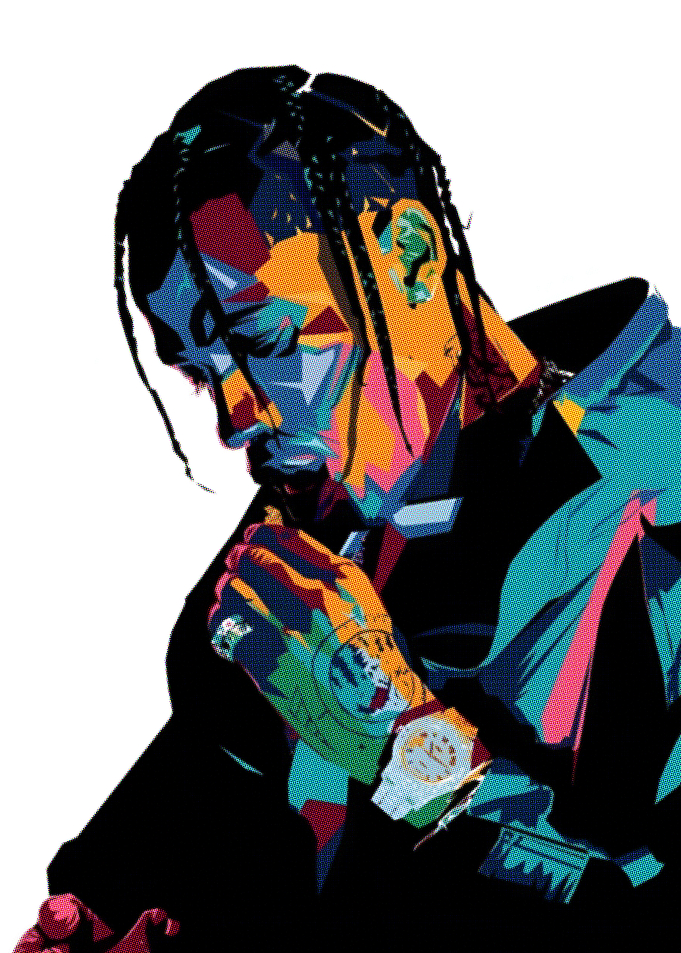 Travis Scott Pop Art