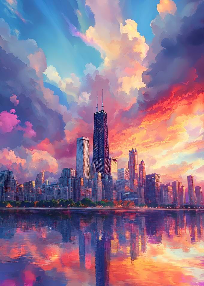 Chicago Art Painting