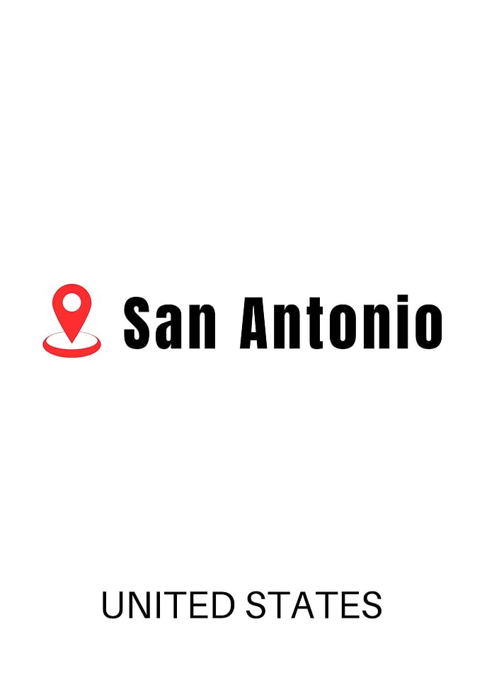 San Antonio Location Pin