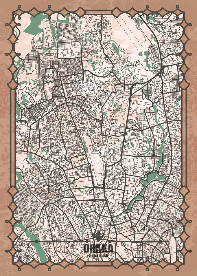 Dhaka City Map