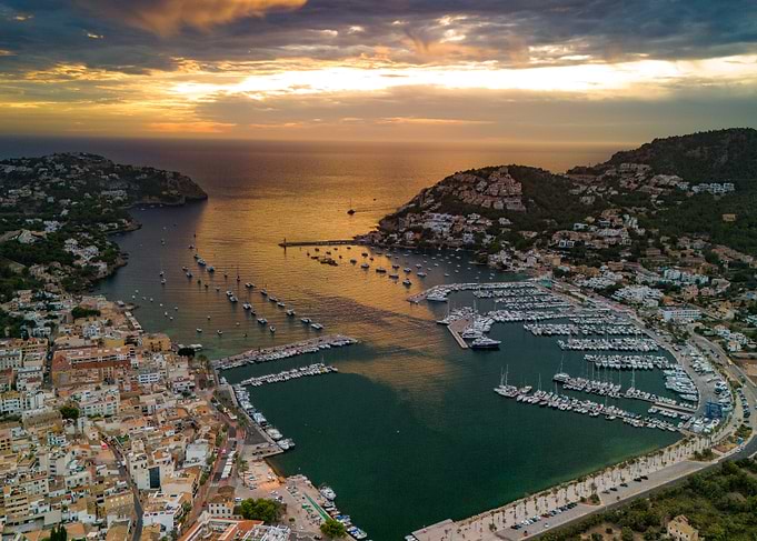 Sunset over Port d' Andratx