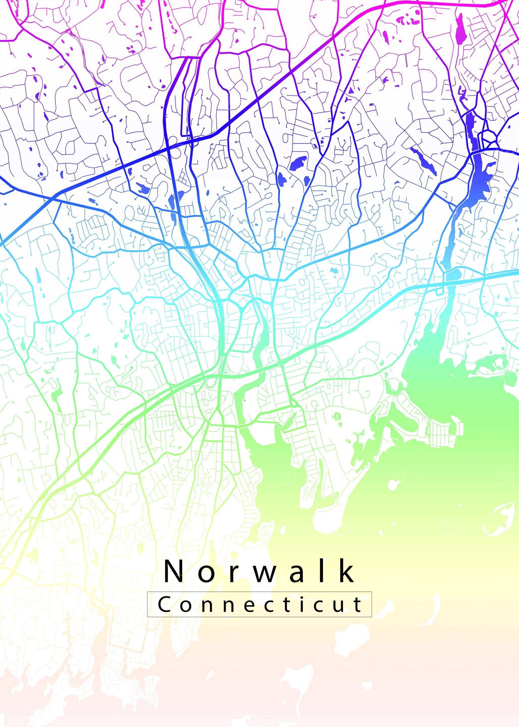 Norwalk Connecticut Map