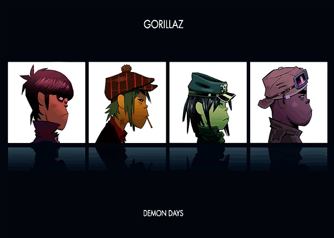 Gorillaz Demon Days Album Art