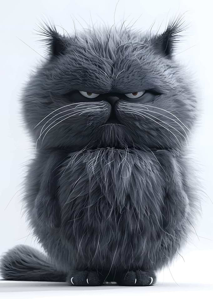 Grumpy Cat Illustration