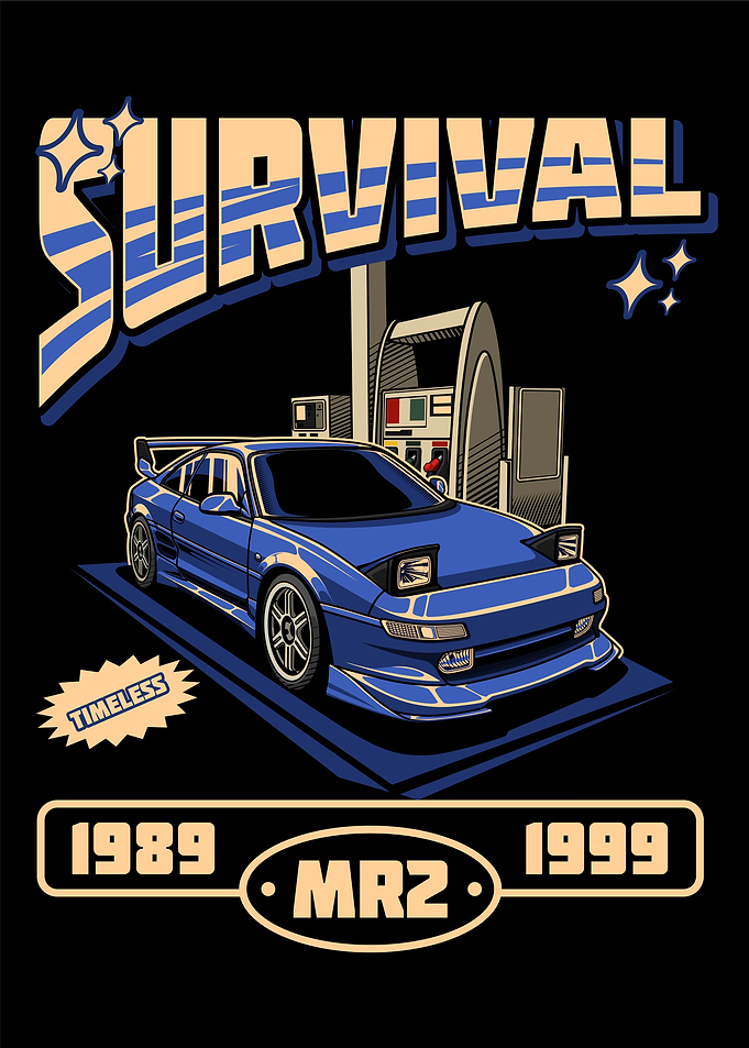 Toyota MR2 Survival Blue