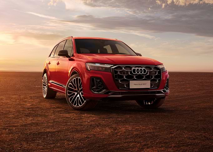 Red Audi SQ7 SUV
