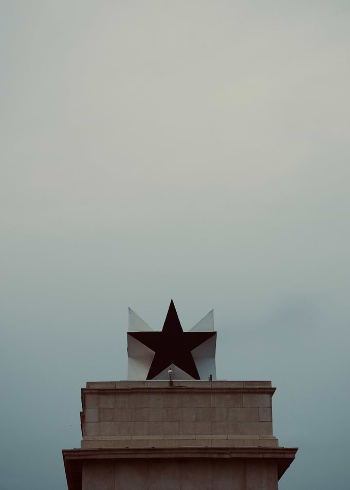 Black Star on Building