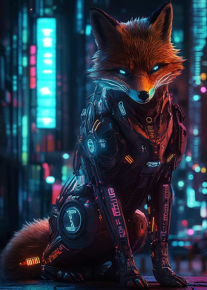 Cyberpunk Fox