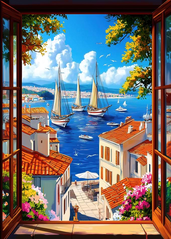 Mediterranean Harbor View