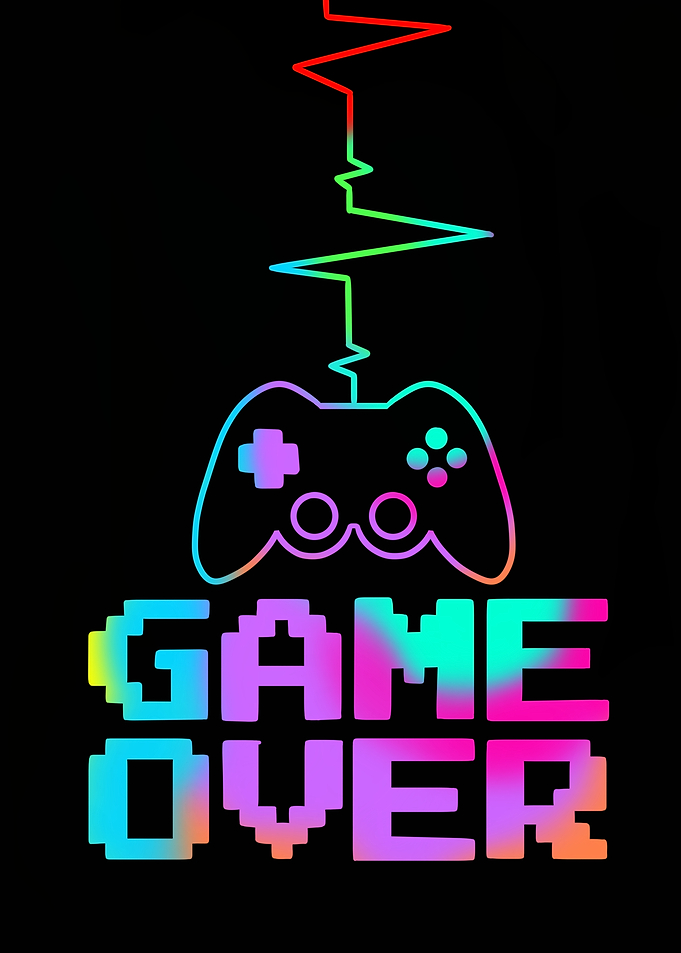 Game Over Pixel Art