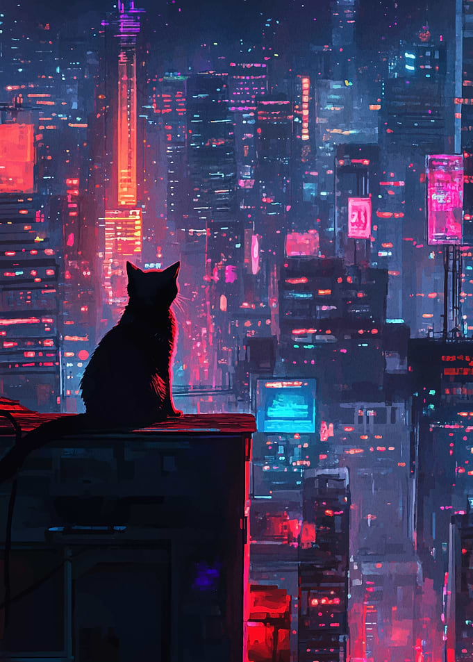 Cyberpunk Cat