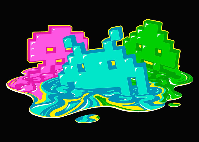 Melted Invaders