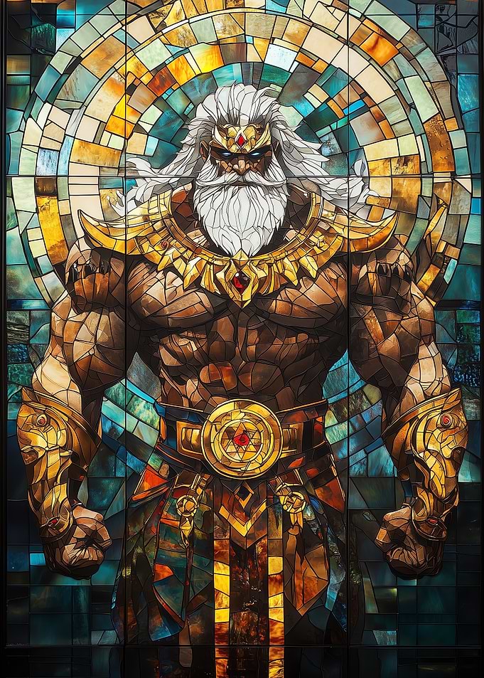 Stained Glass God