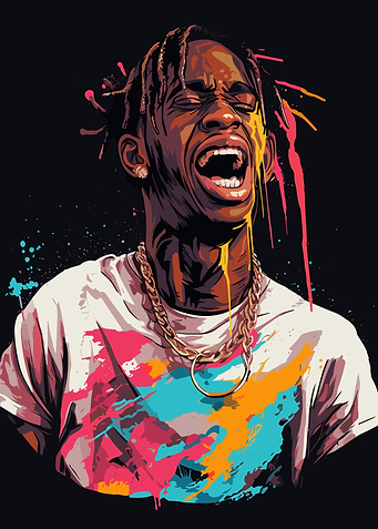 Travis Scott Portrait
