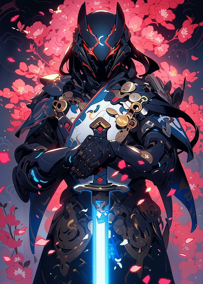 Cyberpunk Samurai