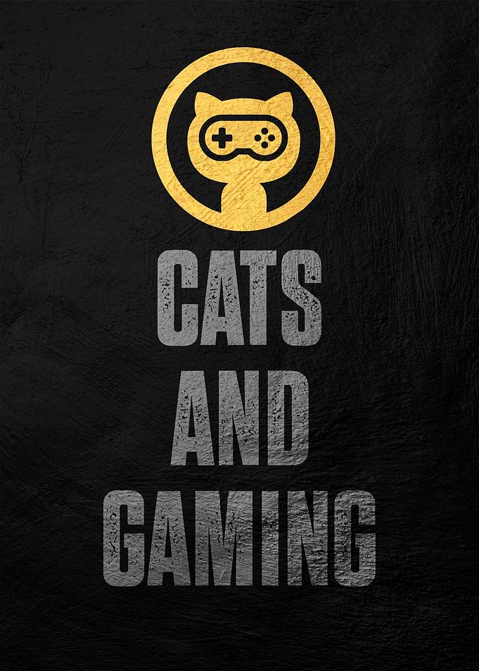 Cats &amp; Gaming Poster