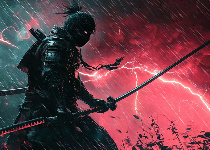 Samurai in Storm